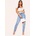 Missy Empire Дънки Missy Empire Denim Wash Ripped Straight Leg Jeans - Denim