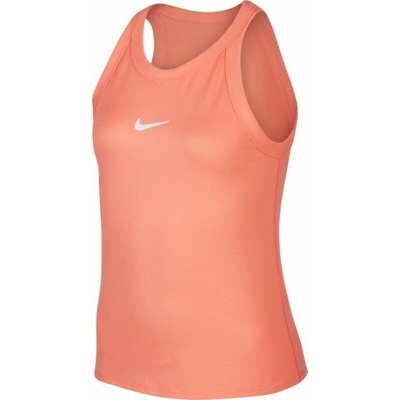 Nike Court Dry Tank sunblush/white – Zboží Dáma