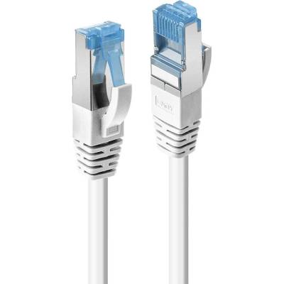 Lindy Пач кабел LINDY 47192, S/FTP, Cat. 6A, 1.0m, бял (47192)