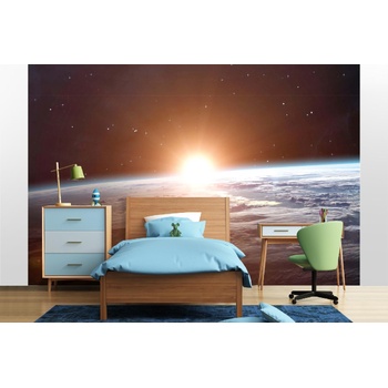 DIMEX ART s. r. o Самозалепваща се флизелинова фототапета изгрев на земята 375 x 250 см