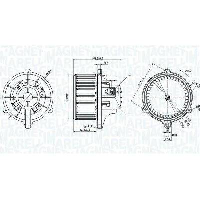 vnitřní ventilátor MAGNETI MARELLI 069412384010