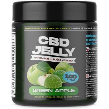 CBD Jelly želé zelené jablko s 10 mg