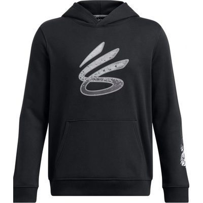 Under Armour Curry Boys Splash Hoodie-BLK 1387100-001