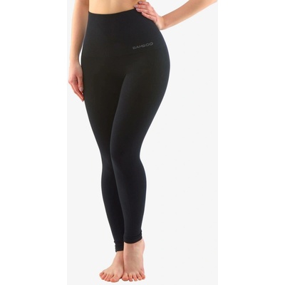 Gina 95037P BAMBUS Sportovní legíny s vysokým pasem černé