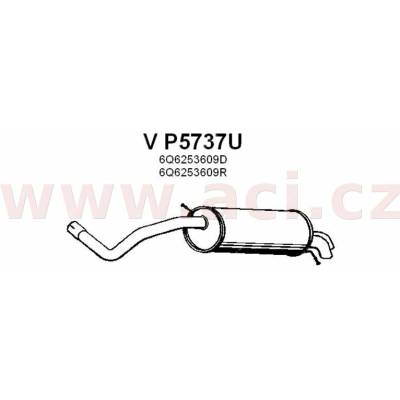 Zadní díl výfuku ASSO/VENEPORTE ACI V P5737U