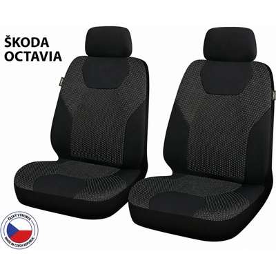 Autopotah Cappa Perfetto ZL Škoda Octavia černá/šedá 2M