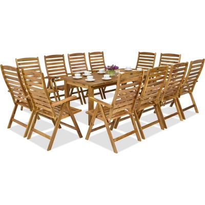 Garden Point Дървени градински мебели Jakarta/Bombay 12 Garden Point (GAP352_12xGAP151)