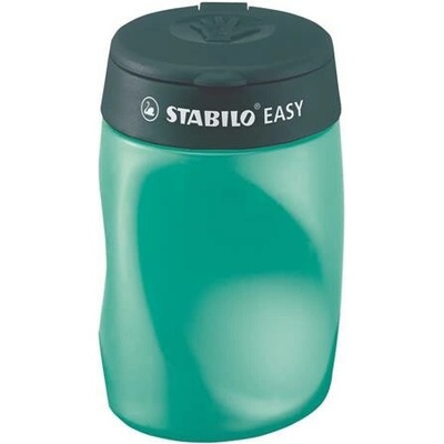 Ostriačka, s tromi otvormi, so zásobníkom, pre ľavákov, STABILO „Easy“, olivovo zelená 4501
