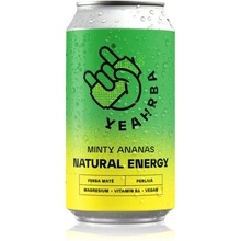 Yeahrba Yerba Maté Minty Ananas přírodní energetický nápoj 330 ml