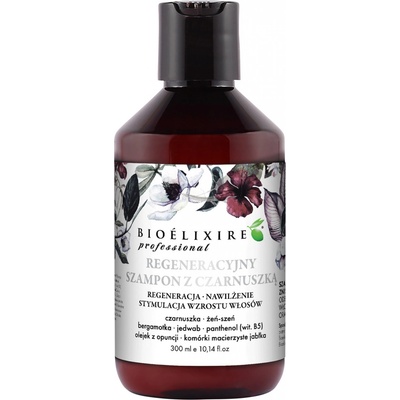 Bioelixire Professional šampón na vlasy z čiernej rasce, 300 ml