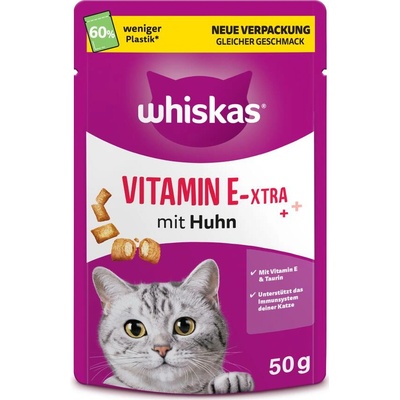 Whiskas vitamin E-Xtra kuře 6 x 50 g