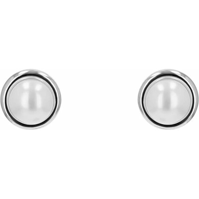 Eppi Strieborné napichovacie náušnice s perlami Jelina E45383