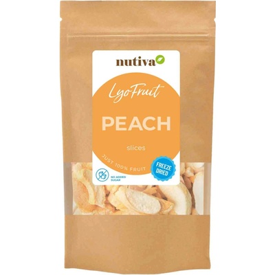 NUTIVA Lyofilizované broskyne 100 g