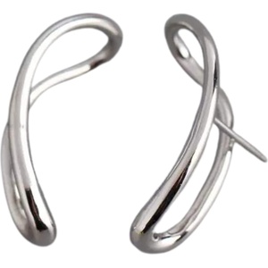 Silenti Jewelry Сребърни обеци "Дискретност