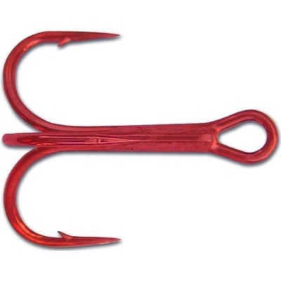 Mustad TR58NP-RB-8 trojháček červený blonde red vel.6 6 ks