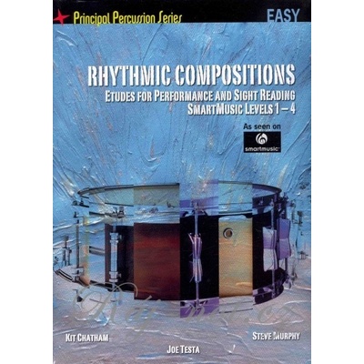 RHYTHMIC COMPOSITIONS EASY levels 1-4 etudy pre malý bubon na vystúpenie a čítanie nôt