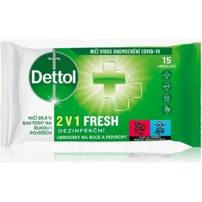 Dettol Čisticí ubrousky 15 ks