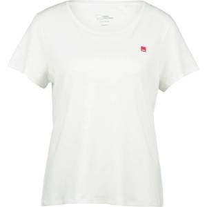 Bergfreunde Дамска тениска Bergfreunde Women's Hemp30 Bergfreunde Tee Patch T-shirt - Blanc White (916-4632-0214)