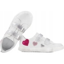 Kornecki 6488 dívčí polobotky kotníkové boty bílé