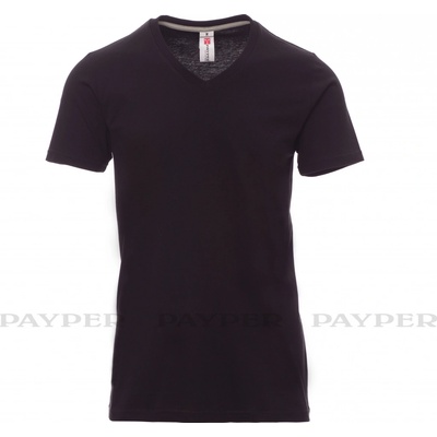 Payper V-Neck tričko pánske black