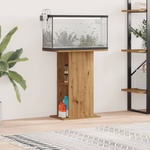 vidaXL Стойка за аквариум, дъб, 36x60, 5x72, 5 см, инженерно дърво (857289)