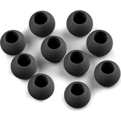 Plastové korálky matné s veľkým prievlakom/plavkové 10x12 mm Farba: 10 (19) šedá kalná