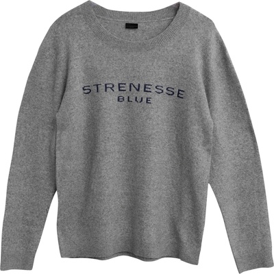 Strenesse Blue pánsky pletený sveter sivá