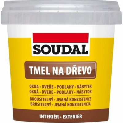 Soudal Tmel na drevo 250 g biela