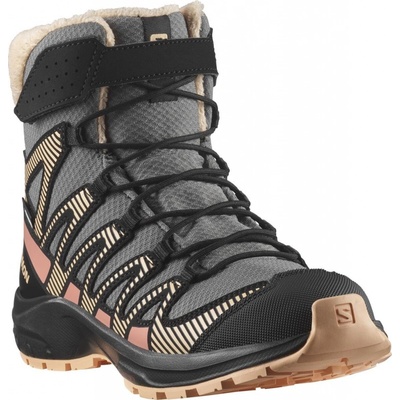 Salomon XA Pro V8 Winter CSWP J pewter/black/peach fuzz