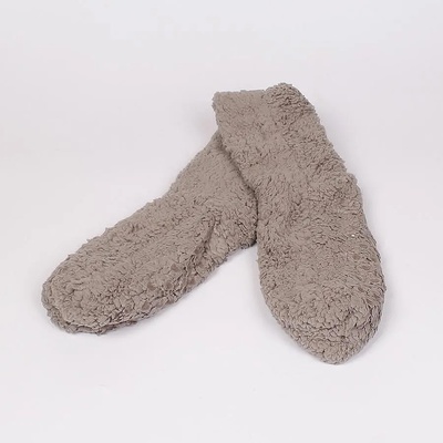 Мъжки пухкави чорапи в светлосив цвят