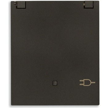 Image 1 of Vimar 30208. CG Контакт SICURY Schuko с капак Linea 2P+E 16A 2M, Black, (30208.CG)