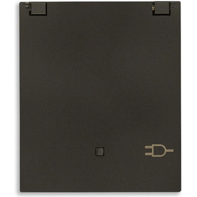 Vimar 30208. CG Контакт SICURY Schuko с капак Linea 2P+E 16A 2M, Black, (30208.CG)