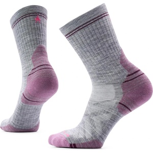 Smartwool Дамски туристически чорапи Smartwool Women's Hike Targeted Cushion Mid Crew Socks Walking socks - Light Gray - размер 38-41 (EU) (201-8943-0512)