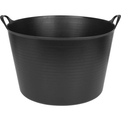 Vedro Strend Pro Flexi, čierne, stavebné, s ušami, 51,5x39 cm, 55 lit.