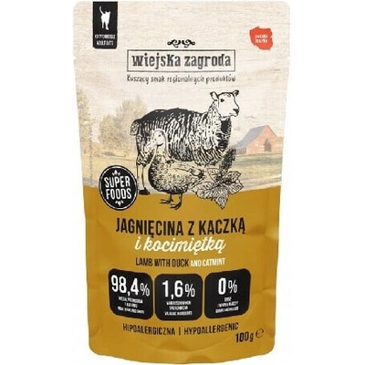 Wiejska Zagroda Jehněčí s kachnou a šantou kočičí 100 g