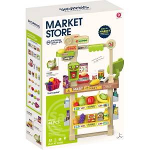 Yifeng Игрален комплект Yifeng - Market Store Deluxe, 48 части (2401U0170) - ozone