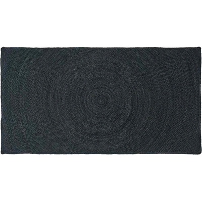vidaXL Килими за помещение Тъмносиво 80 x 150 cm юта (42010555)