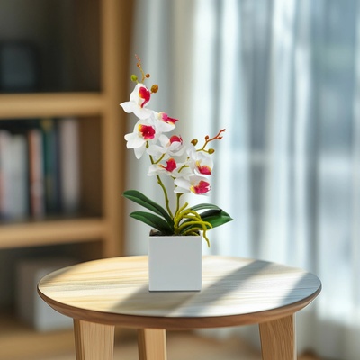 Umelá rastlina dekorácia – orchidea – 3 druhy – 42 cm