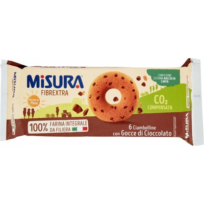 Misura donuty s extra vlákninou s kúskami čokolády 6x38,33g