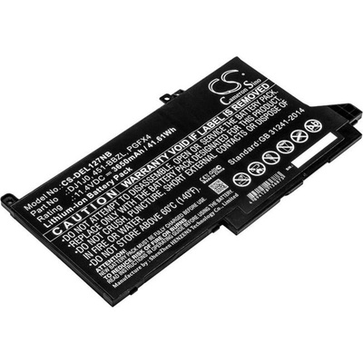 Батерия за Dell Latitude 12 700, Latitude 7480 и други, 3650 mAh, Li-Ion (CS-DEL127NB)