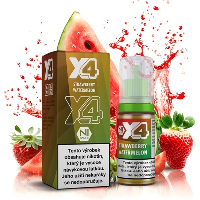 X4 Bar Juice Jahoda a meloun 10 ml 20 mg