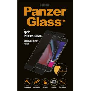 Panzer Стъклен протектор PanzerGlass за Apple iPhone 7/8/6/6s CaseFriendly Privacy - Черен