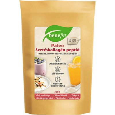 Benefitt Paleo Instantný hydrolyzovaný bravčový kolagén natúr 300 g