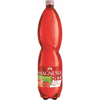 Magnesia jemně perlivá RED jahoda 6 x 1,5 l