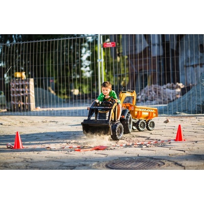 Falk Traktor šlapací Case s přední i zadní lžící