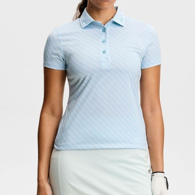 J.Lindeberg Dámska polokošeľa Ladies Caitlyn Polo Flight Bridge Forget White