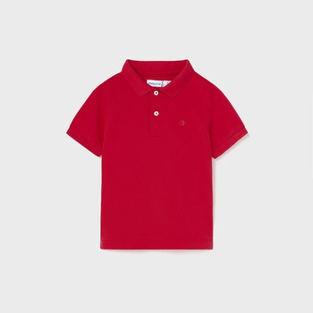 MAYORAL Поло тениска с къс ръкав памук basic в червено за бебе момче Майорал