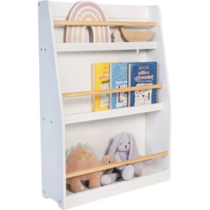 Ginger Home Детска етажерка за книги и играчки Ginger Home - Бяла (TF6142-W) - kindermarket