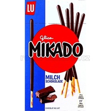 Mikado tyčinky sušenka a Mléčná čokoláda 75 g