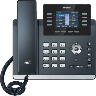 Yealink SIP-T44W SIP telefón PoE, 2,8